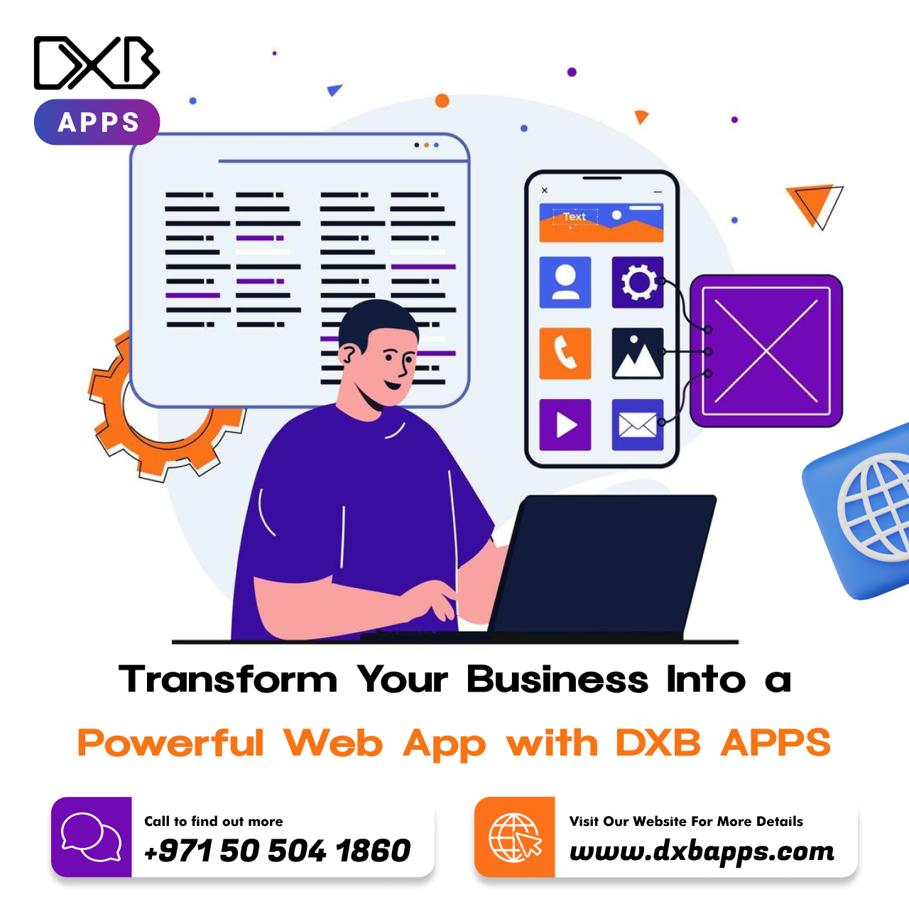 Consult with best mobile app developers team at DXB APPS