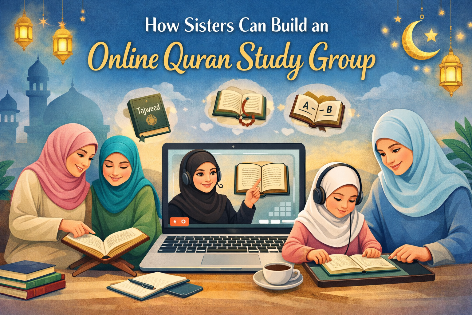 How Sisters Can Build an Online Quran Study Group: A Step-by-Step Guide