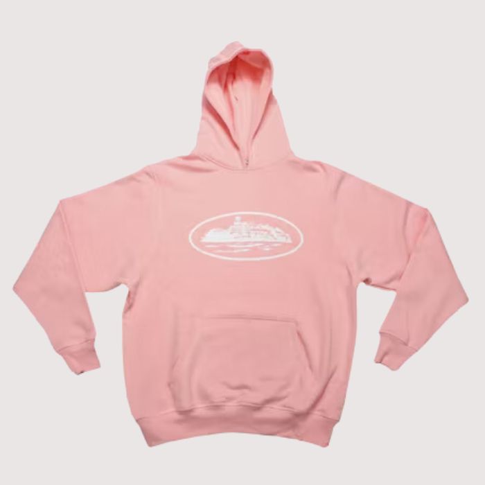 Corteiz Alcatraz Hoodie Baby Pink